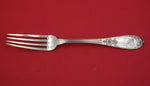 French Sterling Silver Dinner Fork by Henin & Vivier w/ laurel branch 8 1/2"