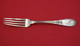 French Sterling Silver Dinner Fork by Henin & Vivier w/ laurel branch 8 1/2"