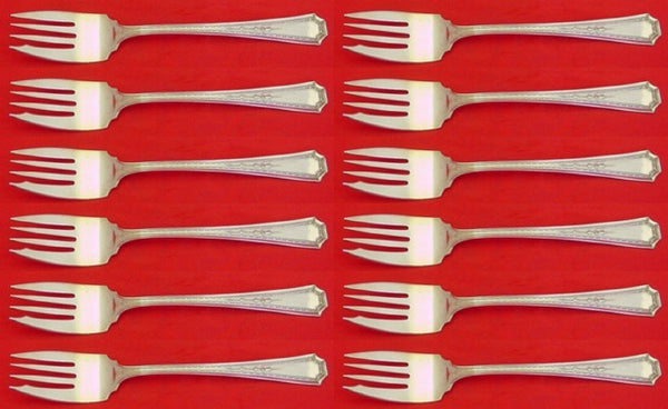 Colfax by Durgin-Gorham Sterling Silver Salad Fork Set 12 pieces 6 1/2"