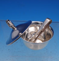 Faneuil by Tiffany and Co Sterling Silver Saccharin Dish Covered w/Tongs (#7865)