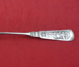 Fontainebleau by Gorham Sterling Salad Serving Spoon BC GW Frosted 10 3/8"