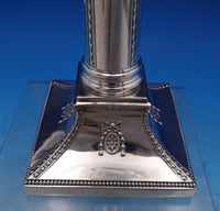 Mappin and Webb English Silverplate Candlestick Pair Columns #8530 (#7385)