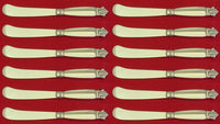 Acanthus by Georg Jensen Sterling Silver Butter Spreader HH AS Paddle Set 12 pcs