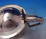 Thomas Hayter English Georgian Sterling Silver Tankard w/ Ribbed Barrel (#7156)