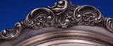 Grande Baroque by Wallace Silverplate Trivet Red Rose Blue Flowers #245 (#8806)