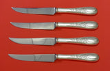 Windsor Castle by Tuttle Sterling Silver Steak Knife Set 4pc HHWS Custom 8 1/2"