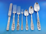 Berry by Whiting Sterling Silver Flatware Service Set 98 pieces Rare Multi-Motif