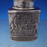 Neresheimer and Sohne German .925 Silver Snuff Box with Figural Scenes (#7209)