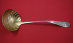 Number 43 by Towle Sterling Silver Soup Ladle Gold Washed Bright-Cut 12 1/2"