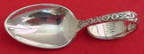 Repousse by Kirk Sterling Silver Baby Spoon Bent Handle 10.15 Mark 3 1/4" Custom