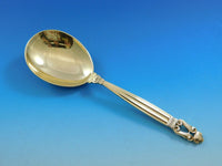 Acorn by Georg Jensen Sterling Silver Flatware Set 12 Service 102pc Gold Vermeil