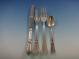 French Henin & Cie 950 Sterling Silver Flatware Set 12 Service France 165 Pcs
