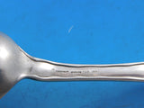 Lap Over Edge Acid Etched by Tiffany Sterling Place Soup Spoon Willow Leaf 7"