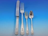 Deco by H Meyer & Co German 800 Silver Flatware Set Dinner Service 163 Pieces