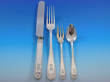 Deco by H Meyer & Co German 800 Silver Flatware Set Dinner Service 163 Pieces