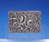 Repousse by Kirk Sterling Silver Matchbox Cover Large #24 2 1/4"x1 1/2" (#4120)