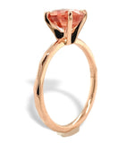 14k Rose Gold 1.45 Carat Genuine Natural Oregon Sunstone Ring 7 1/2 (#J7555)