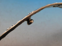 Wave Edge by Tiffany and Co Sterling Silver Punch Ladle w/ Button Dated 1894 16"