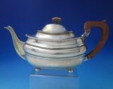 Gadroon by CSG Sterling Silver Tea Set 3pc Tea Pot Sugar Creamer (#5593)