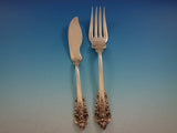 Grande Baroque by Wallace Sterling Silver Flatware Service 12 Set 145 pcs Dinner