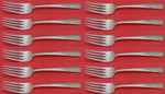 Candlelight by Towle Sterling Silver Salad Fork Set 12 pieces 6 1/2"