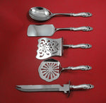 Decor by Gorham Sterling Silver Brunch Serving Set 5pc HH w/ Stainless Custom