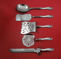 Decor by Gorham Sterling Silver Brunch Serving Set 5pc HH w/ Stainless Custom