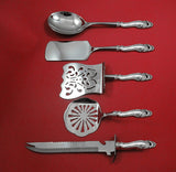 Decor by Gorham Sterling Silver Brunch Serving Set 5pc HH w/ Stainless Custom