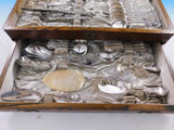 Louvre by Wallace Sterling Silver Dinner Size Flatware Set Service 68 pcs in box