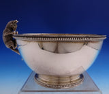 Bead by Shiebler Sterling Silver Child's Bowl w/ 3-D Cast Kitten Handle (#8716)