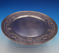 Pompeian by Whiting Sterling Silver Service Plate #X4042D 11" 18.5 ozt. (#7624)