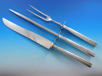 Trilogy by Gorham Sterling Silver Flatware Service for 12 Set 85 pieces