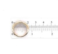 10k Yellow Gold Three Row Genuine Natural Diamond Band 1/2ct Total Weight #J5590