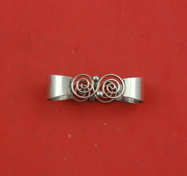 Norwegian Sterling Silver Napkin Ring 2 1/4" x 1" Heirloom