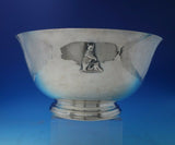 Paul Revere by Gebelein Sterling Silver Punch Bowl Hand Hammered Bear (#5528)