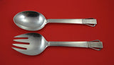 Parallel by Georg Jensen Sterling Silver Salad Serving Set AS  10 3/8"