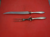 Buckingham Narrow by Shreve Sterling Silver Roast Carving Set  "C"  15 1/4"