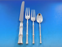 Bamboo by Tiffany Sterling Silver Flatware Set for 8 Service 31 pcs Dinner