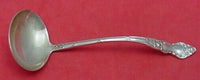 Meadow Rose by Wallace Sterling Silver Mayonnaise Ladle 5" Vintage Serving