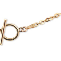 14k Yellow Gold Heart Locket with Cable Chain 18.5" and Toggle Clasp (#J7184)