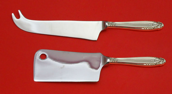 PRELUDE BY INTERNATIONAL STERLING SILVER CHEESE SRVR SERVING SET 2PC HHWS CUSTOM