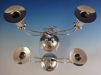 Blossom by Boardman Sterling Silver Candelabra Pair #1203 (#1001)