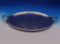 Robert Harper English Victorian Sterling Silver Tea Set 4pc w/Bird SP Tray #7043