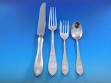Tudor Scroll by Birks Sterling Silver Flatware Set 12 Service 140 pieces Dinner