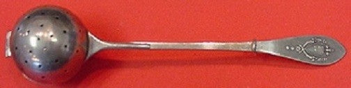 Mount Vernon by Lunt Sterling Silver Tea Infuser with Ball Shaped Spoon 6 1/4"