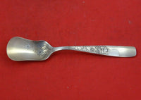 Italian by Reed & Barton Silverplate Ice Cream Spoon AC decorated bowl 5 34"
