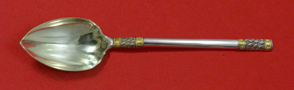 Aegean Weave Gold by Wallace Sterling Silver Grapefruit Spoon Fluted Custom Made