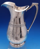 Tiffany and Co Sterling Silver Water Pitcher Antique Ivy #437 11" (#8399)