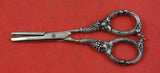 Sterling Silver Grape Shears w/grapes Germany as is blade need adjusting 6 1/8"