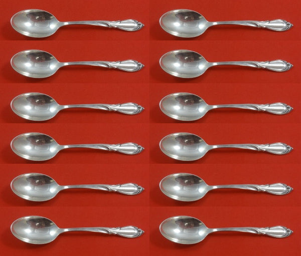 Rhapsody New by International Sterling Silver Teaspoon Set of 12 pcs 6"